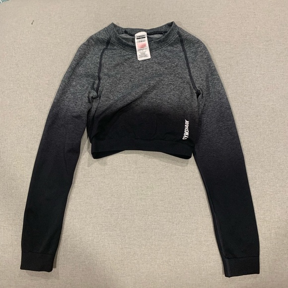 Gymshark ombré crop long sleeve - Picture 2 of 2